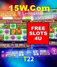 Slots com jackpots e giros grátis na T22